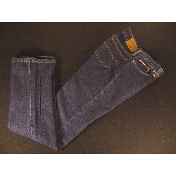 TOMMY Jeans Womens Size 1 26 x 31 MEASURED Blue Denim Flare - Picture 3 of 11